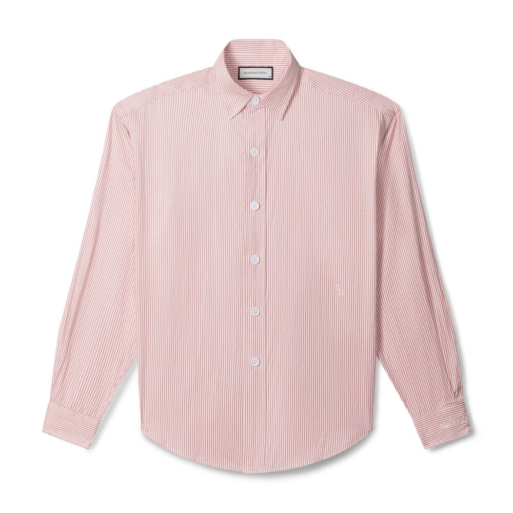 Recreational Habits The Martha Cotton Shirt - S - Pale Pink